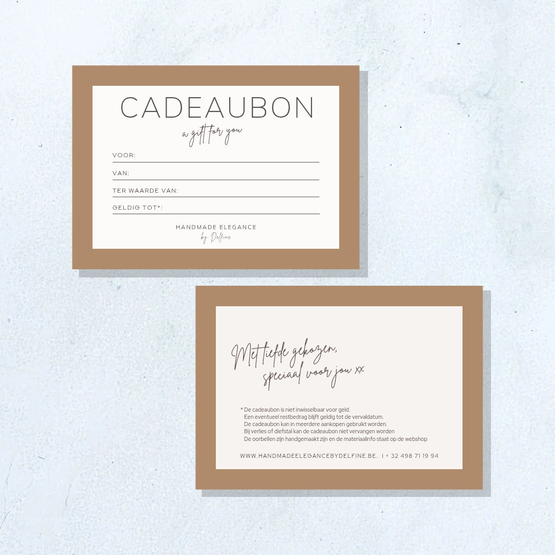 Cadeaubon – Handmade Elegance by Delfine