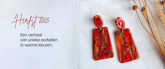 Herfstcollectie unieke oorbellen 2025 | Handmade Elegance by Delfine