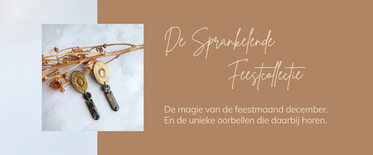 De magie van de feestmaand december. En de unieke oorbellen die daarbij horen.